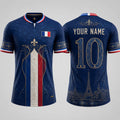 French Fleur De Lis Fooball Shirt, Football France Team V-Neck For Men, Football Gifts