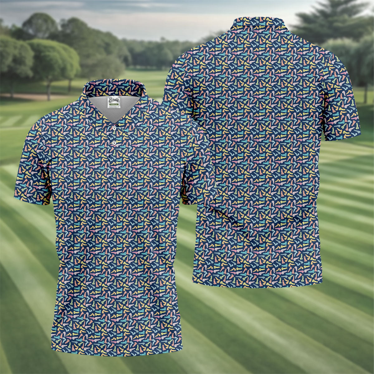 Funny Dirty Humor Golf Tops For Men, Fun Golf Shirts For Men, Valentines Golf Gift, Golf Shirts For Men