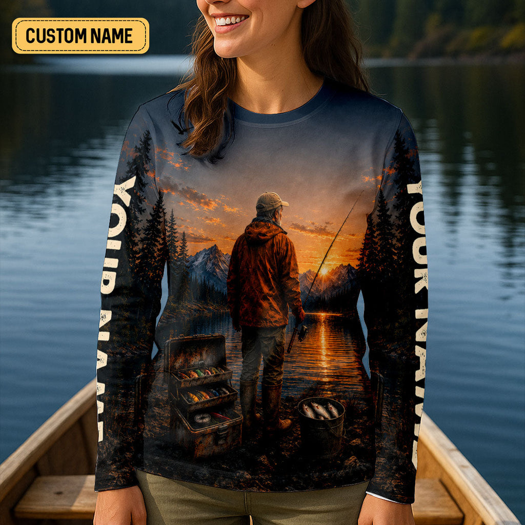 You Don't Stop Fishing When You Get Old UPF Shirt, Womens Fishing Shirt, Fishing Shirts