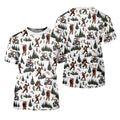Bigfoot Sasquatch Men's Golf Polo ShirtFunny Golf Shirt, Men Golf Gifts