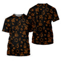 Goose Halloween, Doodle Pattern, Black Orange Golf Polo, Mens Funny Golf Shirts, Long Sleeve Golf Shirts, Men Golf Polo