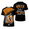 It Takes A Lot Of Balls To Golf The Way I Do Custom Men's Golf Polo Shirt, Dad Golf Gift