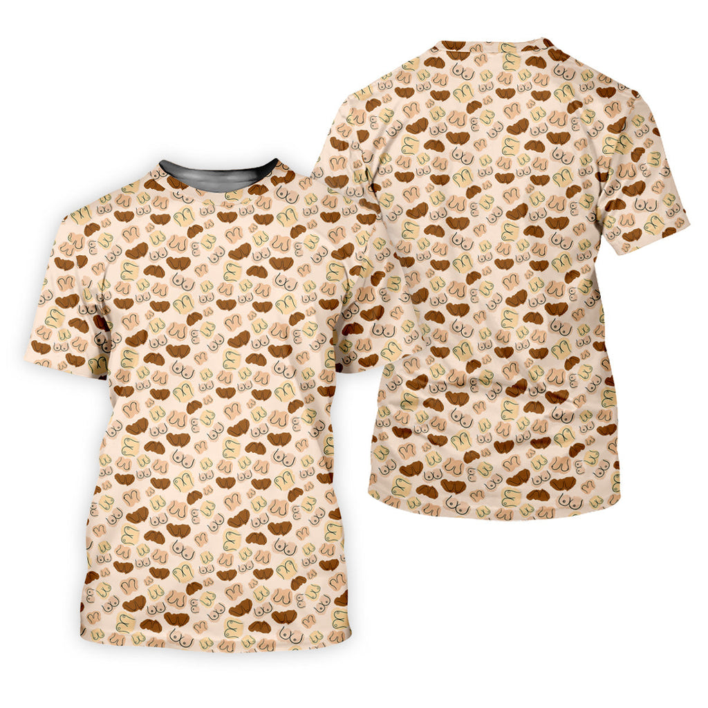 Beige Fun Men's Golf Polos, Cool Golf Polos, Mens Golf Polo Shirts, Golf Gift For Men