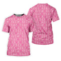 Breast Cancer Funny Figure Golf Shirt, Breast Cancer Awareness Shirts, Couple Golf Shirt. Matching Golf Shirt