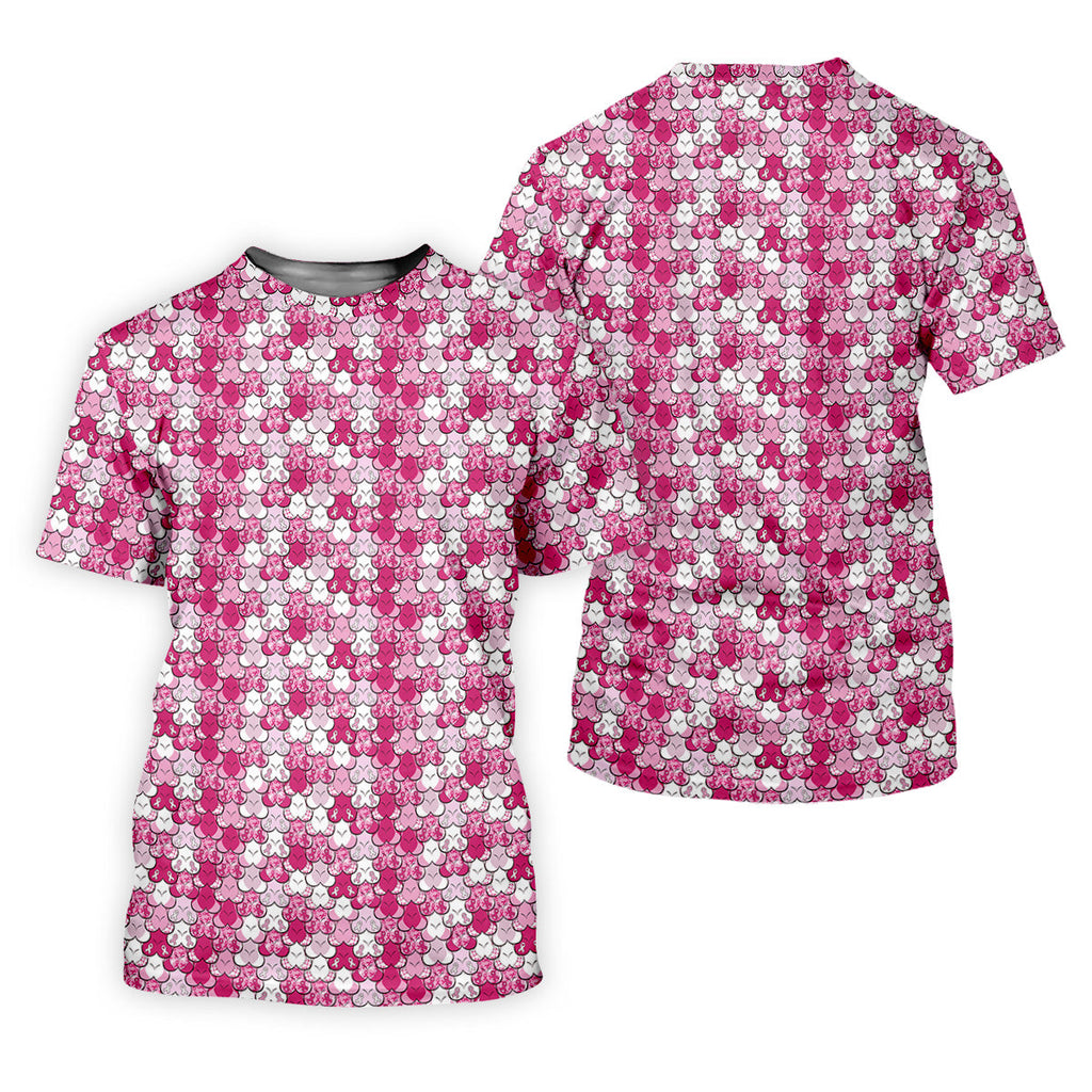 Breast Cancer Golf Shirt, Golf Tops For Men, Men's Golf Polo, Breast Cancer Awareness Shirt