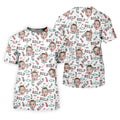 Custom Kid Face Photo, Funny Polo Golf Shirt, Gifts For The Golfing Dad, Christmas Golf Gift