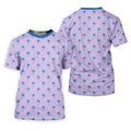 Palm Tree Pattern Hawaiian Polo Golf Shirts, Mens Hawaiian Golf Shirts, Matching Golf Shirts For Couple
