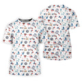 Red White and Blue Men's Golf Polo ShirtMen's 4th Of July Shirts, USA Golf Shirt, Gifts For Golfing Dad
