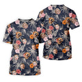 Mens Black Hawaiian Shirt, Hawaiian Shirts With Faces, Men Polo Shirt, Best Gifts For Men Golfers