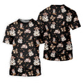 Coquette Halloween Cowboy Ghost Black Fun Golf Shirts For Men, Polo Shirts For Men, Golfing Apparel