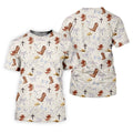 Coquette Pattern Western Golf Shirt, Fun Golf Shirts For Men, Men's Golf Polo, Golfing Apparel
