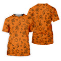 Goose Halloween, Doodle Pattern, Orange Golf Shirt, Mens Funny Golf Shirts, Long Sleeve Golf Shirts, Men Golf Polo