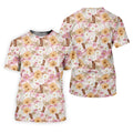 Coquette Flower Western Golf Shirt, Cute Golf Outfit, Matching Golf Shirt, Men's Golf Polo