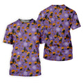 Halloween Cat Pumpkin Purple Golf Shirt, Sleeveless Polo Shirt, Ladies Golf Shirts, Golf Hoodie