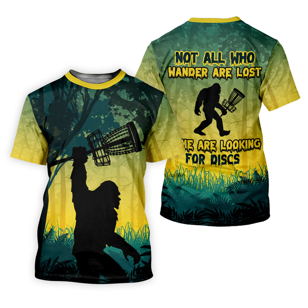 Bigfoot Discs Golf Men's Golf Polo ShirtGolfing Apparel, Mens Golf Gift, Funny Golf Shirt