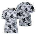 Funny Bigfoot Golf Hawaiian Shirt, Tropical Golf Shirts, Ladies Golf Shirts, Cool Golf Gifts