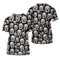 Jason Horror Character Men's Polo ShirtHorror Movie Shirt, Halloween Golf Shirt, Scary Halloween Shirts
