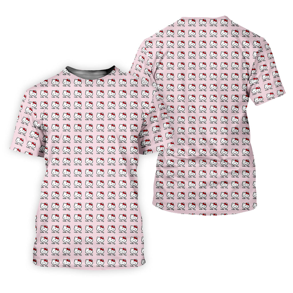 Kity Cat Funny Men's Golf Polo Shirt, Dad Golf Shirt, Christmas Golf Gift