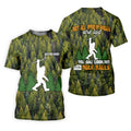 Not All Who Wander Are Lost Custom Men's Golf Polo Shirt, Bigfoot Golf Shirt, Dad Golf Gift