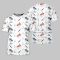Flamingo Golf Polo ShirtMens Golf Gift, Funny Golf Shirt, Tropical Shirt