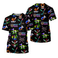 Neon Golf Clubs Men's Golf Polo ShirtFunny Golf Shirt, Dad Golf Gift, Christmas Golf Gift