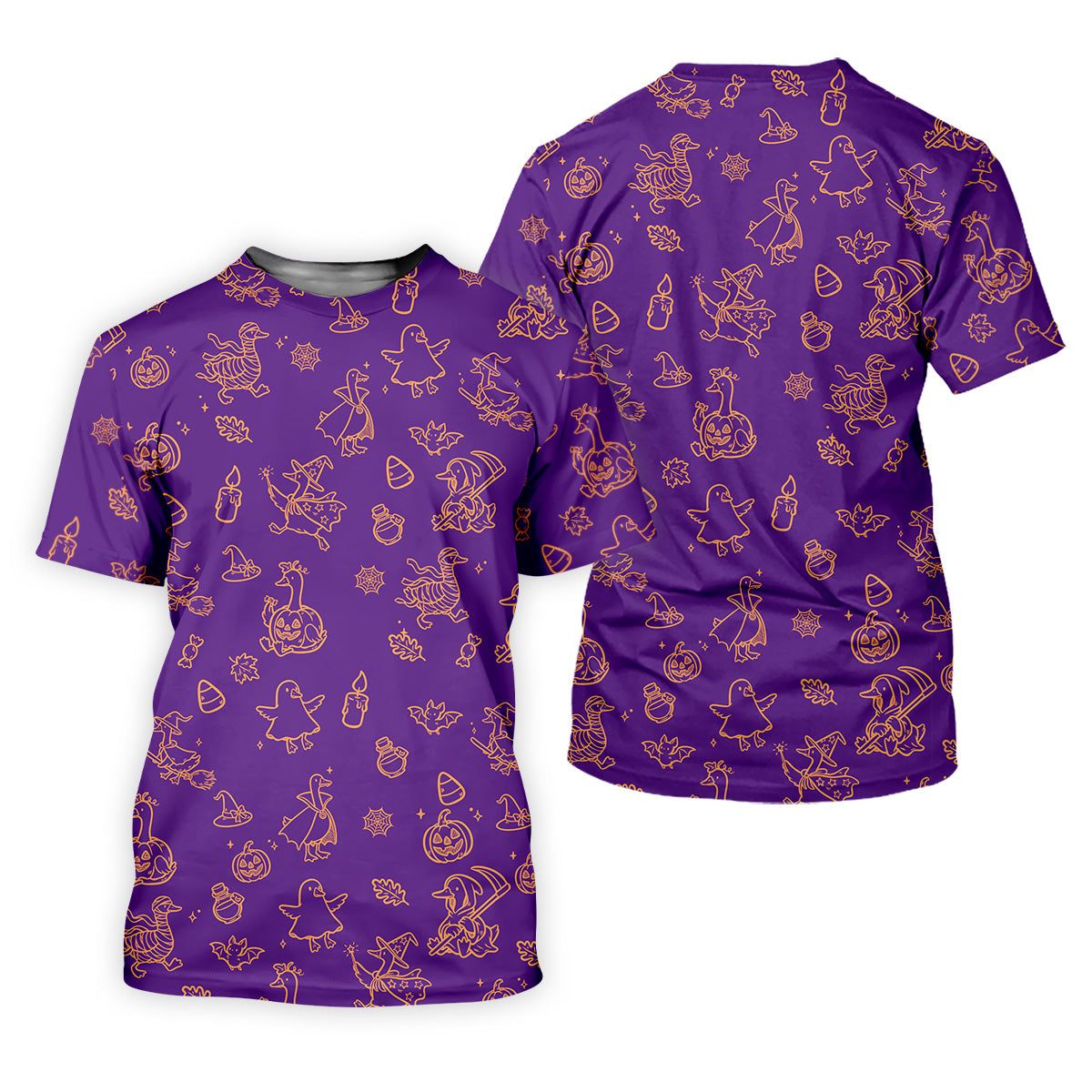 Goose Halloween, Doodle Pattern, Purple Golf Shirt, Mens Funny Golf Shirts, Long Sleeve Golf Shirts, Men Golf Polo