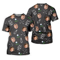 Best Dad By Par Custom Photo Golf Shirt, Fun Golf Shirt, Christmas Golf Gift