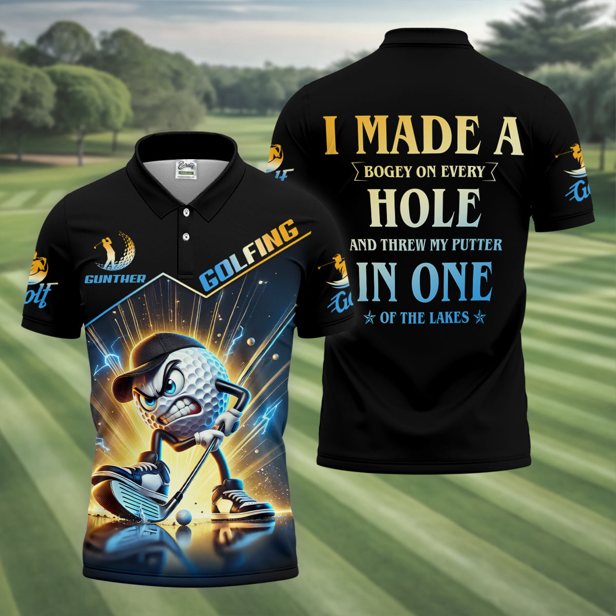 I Made A Bogey On Every Hole Fun Golf Shirt, Golf Shirts For Men, Polo Shirts For Men, Golf Gift For Men