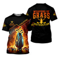 Weapons Of Grass Destruction Custom Men's Golf Polo Shirt, Dad Golf Gift