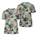 Hawaiian Shirts With Faces, Flamingo Golf Shirt, Men Golf Polo, Custom Team Shirts, Golf Gifts For Men