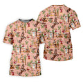 Desert Cowgirl Western Golf Shirt, Mens Golf Polo Shirts, Unique Gift For Golfer, Golfing Apparel