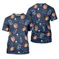 Best Dad By Par Custom Photo Golf Shirt, Fun Golf Shirt, Best Golf Gift For Dad, Dad Golf Gift