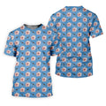 Floral Golf Polo Shirts, Golfing Apparel, Men Golf Gift, Funny Golf Shirt