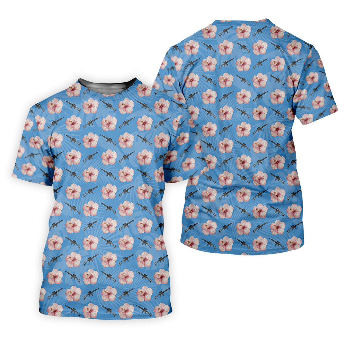 Floral Golf Polo Shirts, Golfing Apparel, Men Golf Gift, Funny Golf Shirt
