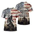 Patriotic Golf Polo Shirt Bigfoot Golf Shirt, Men's Long Seeve Golf Shirts, Golf Gifts For Men