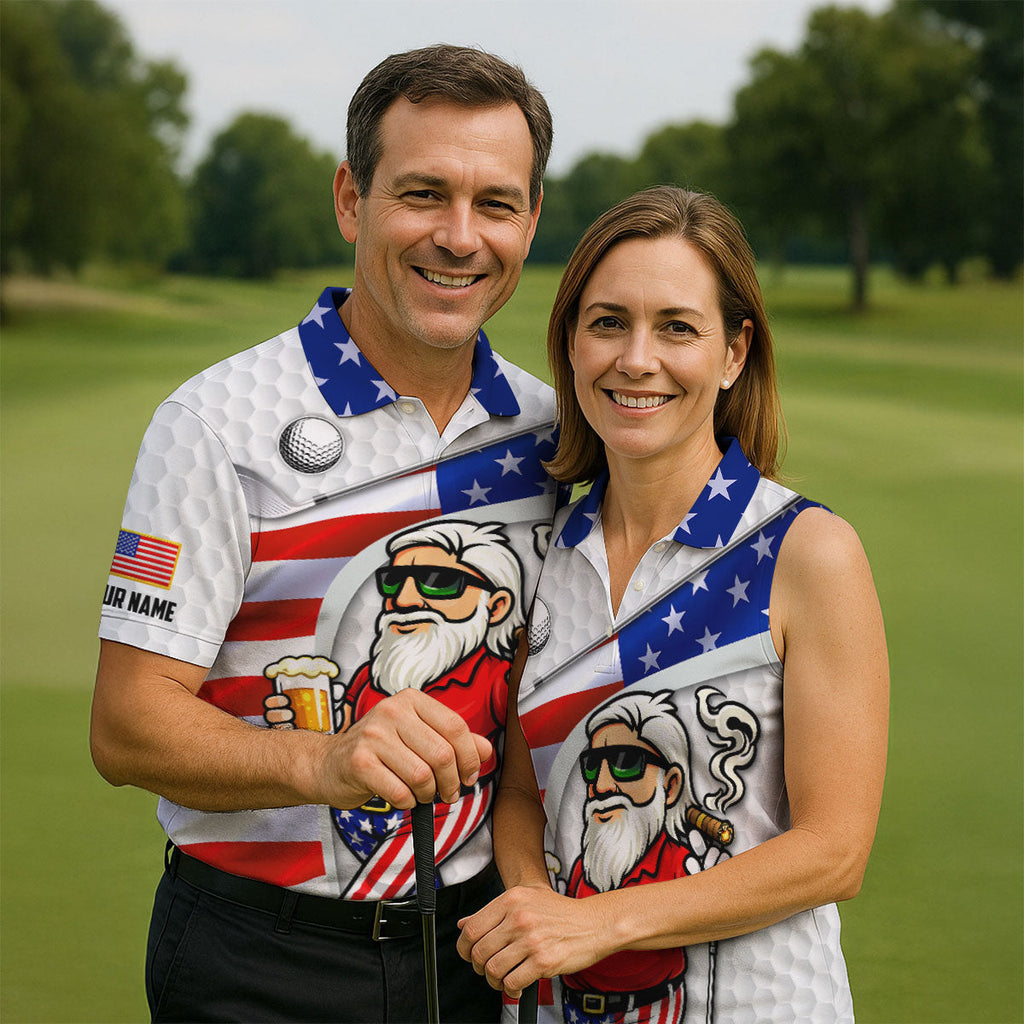 I Make Golf Ball And Beer Disappear Patriotic 4th Of July Funny Golf Shirt, 250 Years Golf Shirts For Men