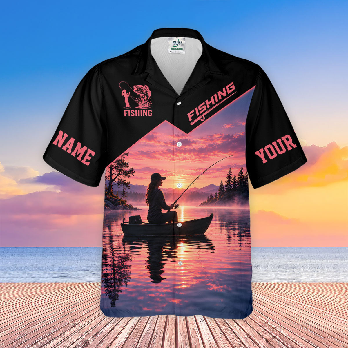 Move Over Boys Girl Shows How To Fish Pink UPF Shirt, Fishing Shirt For Men, Bass Fishing Shirt