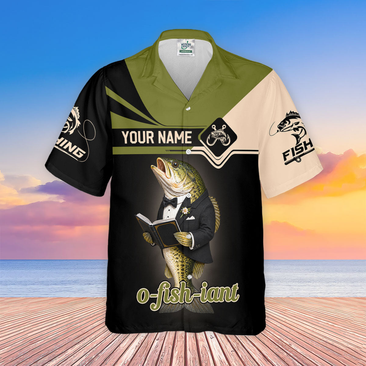 O Fish Iant Wedding Bass UPF Shirt, Performance Fishing Shirt, Fishing Shirts For Women