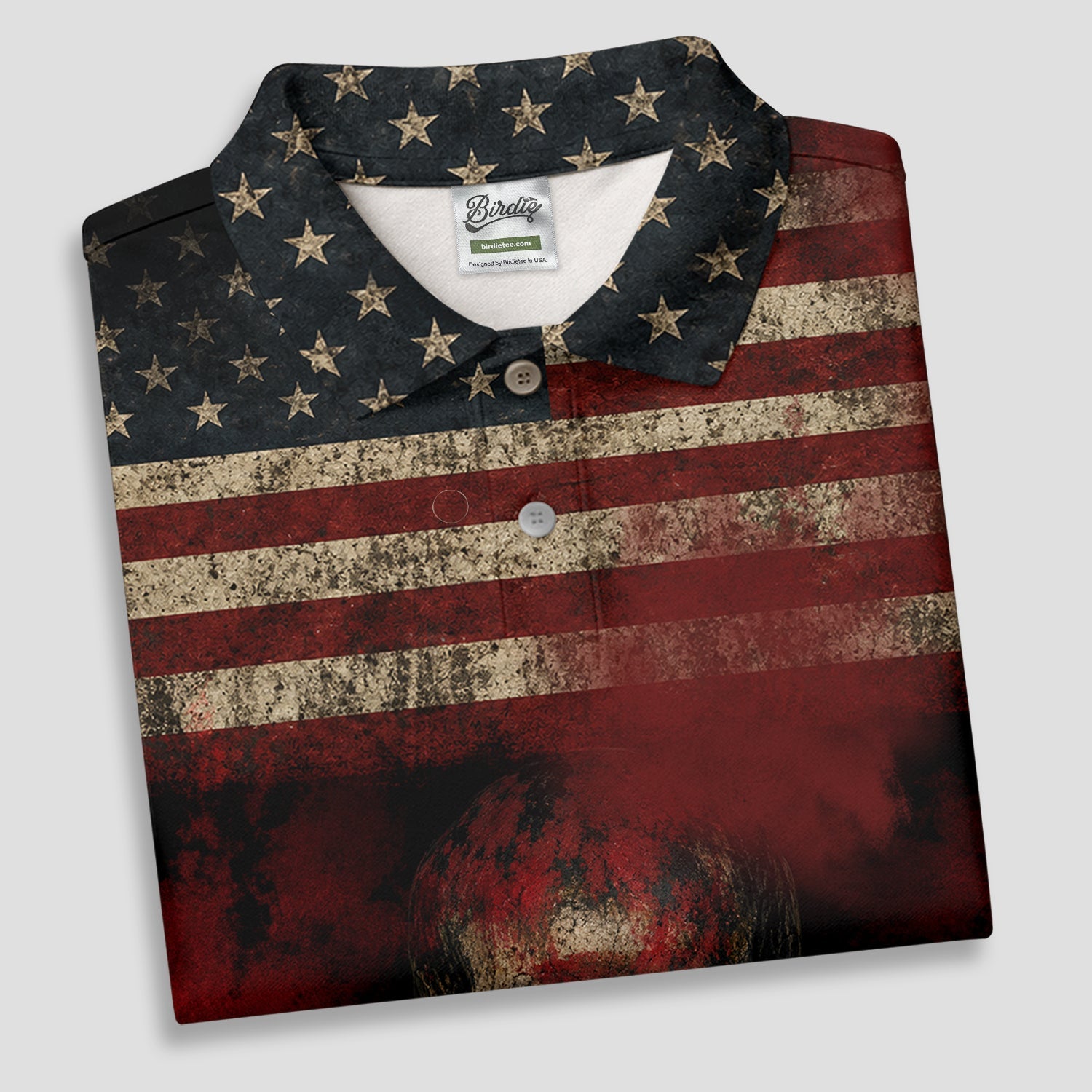 Cool Skull Faith Cross Distressed US Flag 4th Of July Golf Shirt, 250 Years Polo Shirts For Men