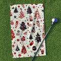 Candy Canes Christmas Golf Towels, Funny Golf Towels Christmas Golf Gift, Golfing Accessories