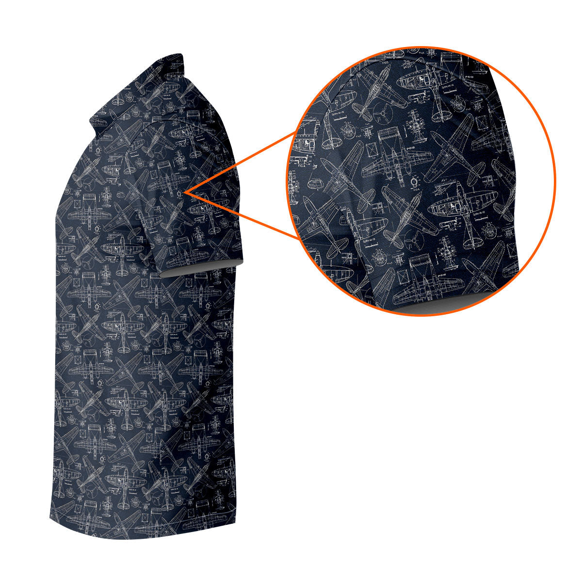 Aircraft Models Airplane Blueprints Golf Tops For Men, Polo Shirts For Men, Golf Shirts For Men