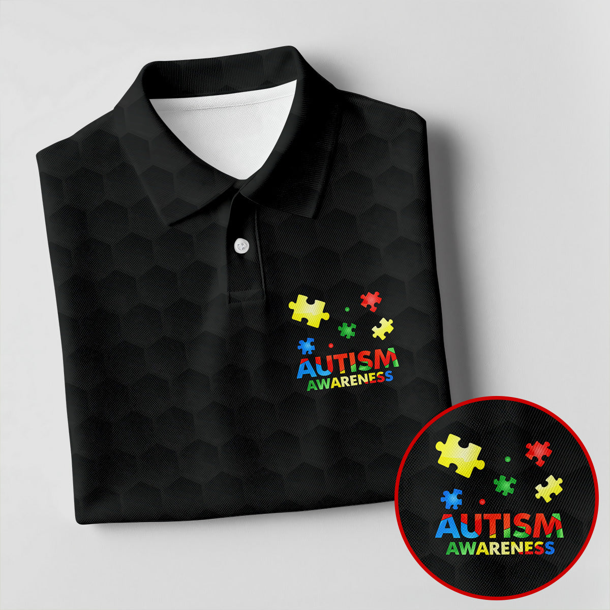 Autism Awareness Always Unique Totally Intelligent Sometimes Mysterious Golf Shirts For Men, Polo Shirts For Men