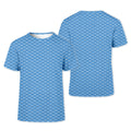 Funny Blue Golf Shirt, Patterned Golf Polo Shirts, Ladies Long Sleeve Golf Shirts, Matching Golf Shirts