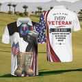 Us Veteran Golf Polo ShirtMens Golf Shirt, Gift For Golf Lovers, Patriotic Shirt