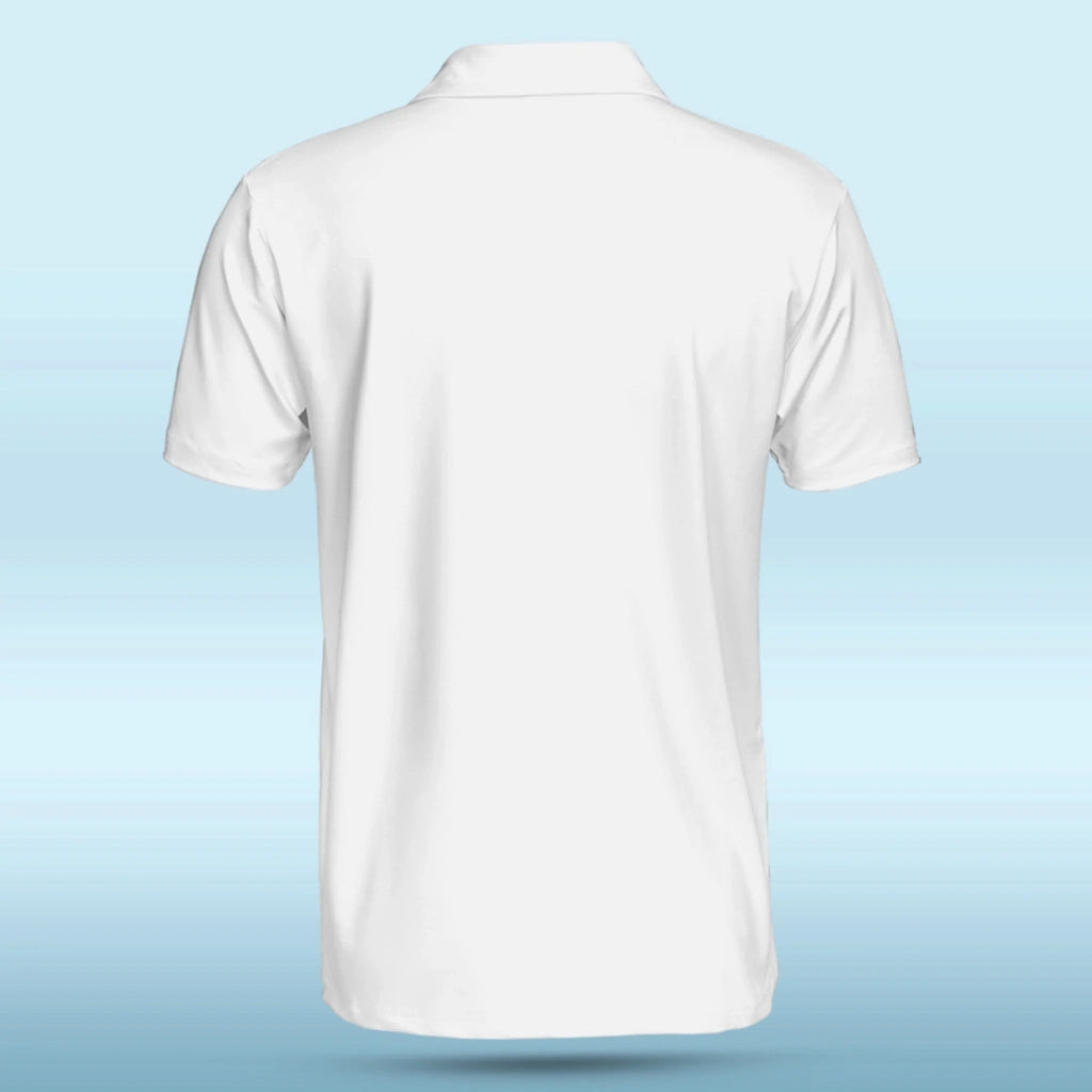 The Champion Who Never Backed Down Polo Shirt, US Patriotic Pride Men's Golf Polo Shirt, Patriotic Golf Shirt