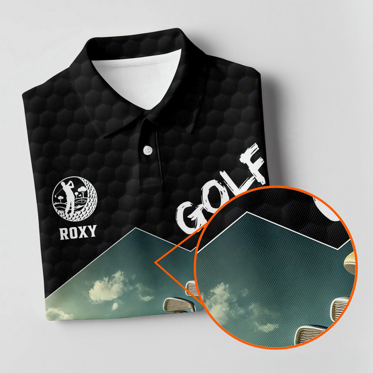 Swing Swear Look For Ball Repeat Funny Golf Shirt, Custom Golf Shirts, Golf Shirts For Men