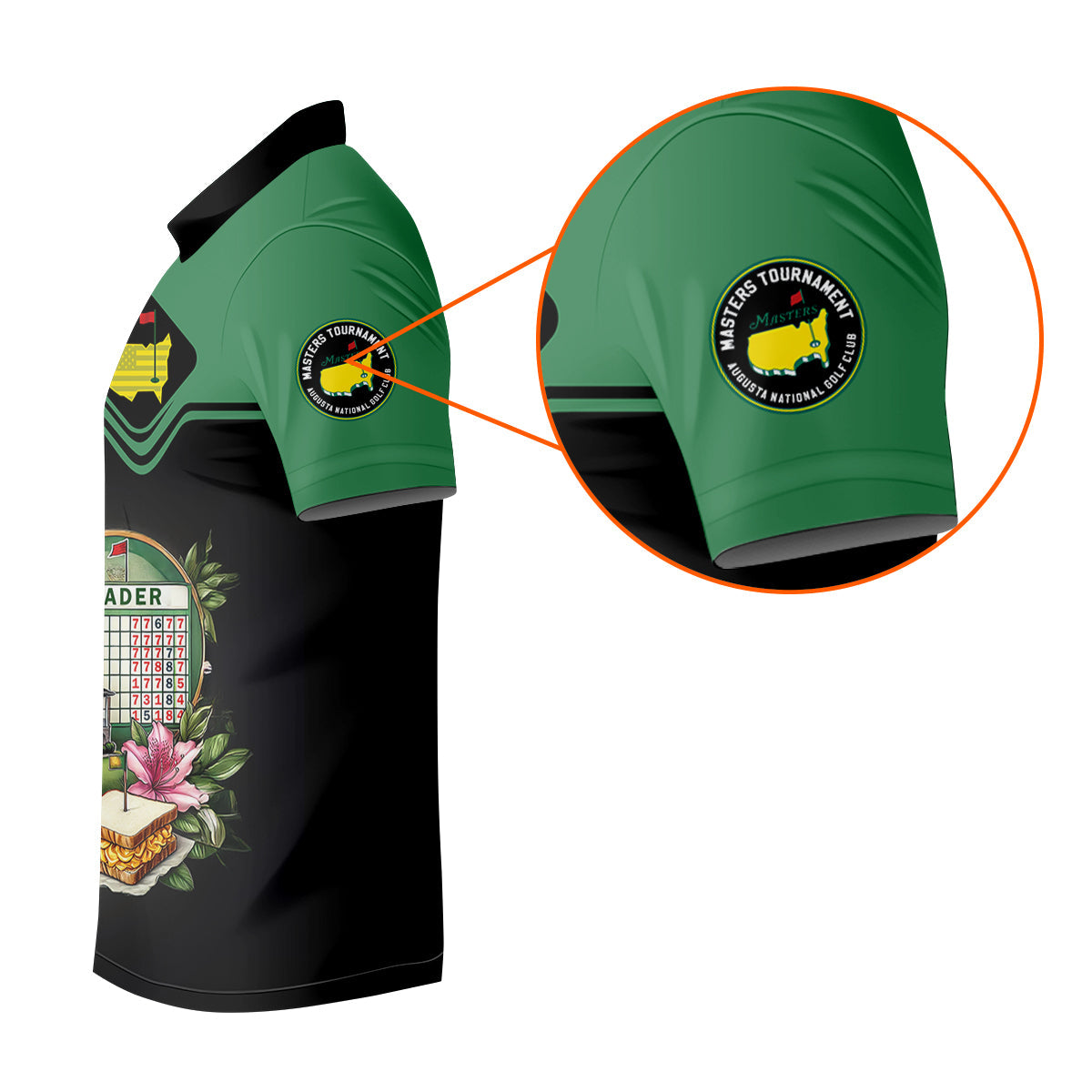 Augusta Golf Tournament Custom Men's Golf Polo Shirt, Funny Golf Shirt, Gift For Golf Lovers
