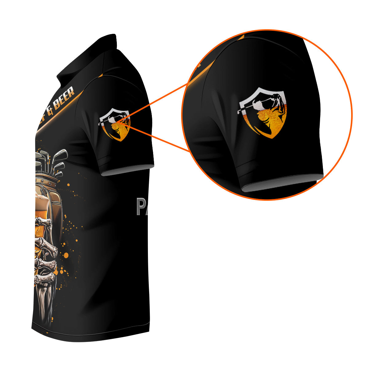 Custom Golf And Beer Soul Keeper Golf Polo Shirtnny Golf Shirt, Gift For Golfers