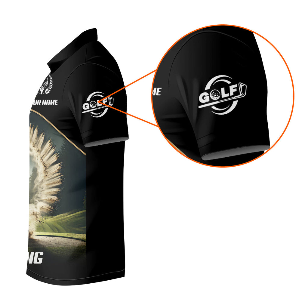 Custom Elite Golfer Golf Polo Shirt, Gift For Golfers, Mens Golf Gift