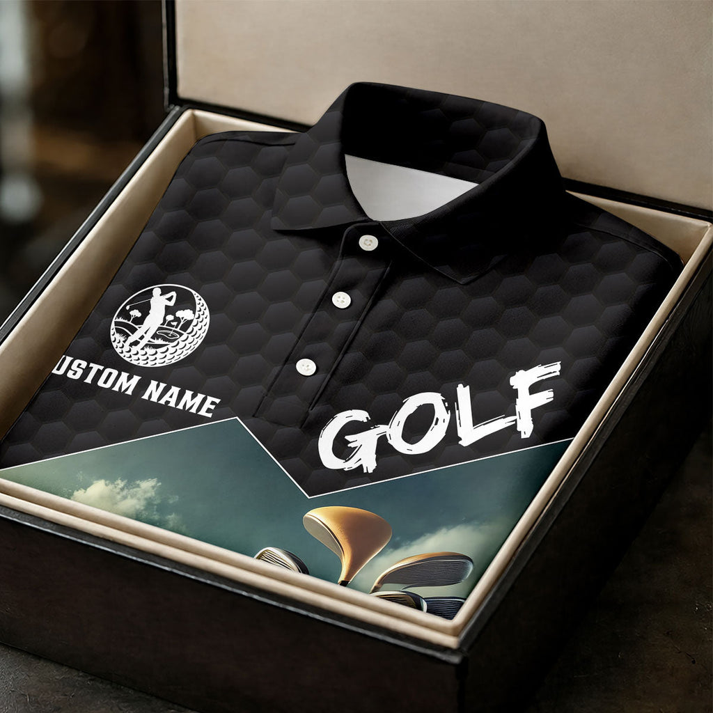 In My Head I'm Playing Golf Funny Golf Shirt, Custom Golf Shirts, Golf Shirts For Men